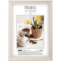 Рамка деревянная 21*30см, OfficeSpace, №2, Natural фото
