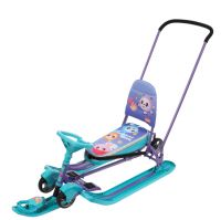 Снегокат Ника Тимка спорт 6 принт сиденья: Малышарики ТС6/МШ1 фото