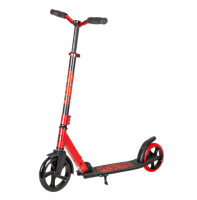 Самокат городской NOVATRACK 200.POLIS.RD22 PRO алюминий, складной с помощью кнопки на раме, эр фото