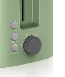 Тостер BBK TR81M зеленый купить ЦИТ Тостер BBK TR81M зеленый фото