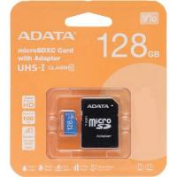 Карта памяти MicroSD 128GB A-Data (AUSDX128GUICL10A1-RA1) (85 Mb/s) фото