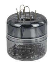 Скрепочница магнитная STAFF «Basic», прозрачный корпус, 270556 фото