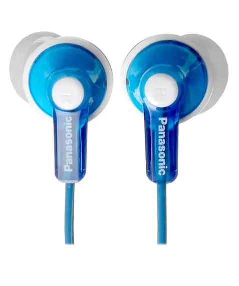 Наушники PANASONIC RP-HJE118GUA белый/голубой фото