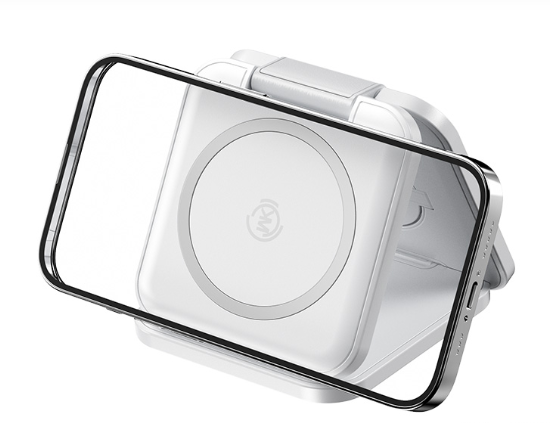 Беспроводное зарядное устройство WEKOME WP-U174 White (Белый) 3 в 1 фото