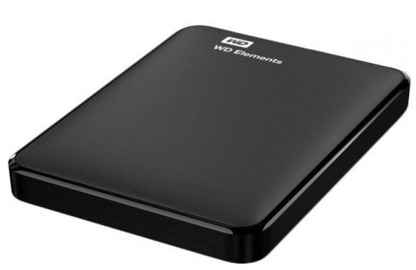 Внешний жесткий диск WD 1Tb WDBUZG0010BBK-WESN Elements SE Portable чёрный фото