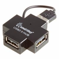 Хаб USB 2.0 SMARTBUY SBHA-6900-K 4 порта черный фото