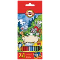 Цветные карандаши 24 цвета  фото