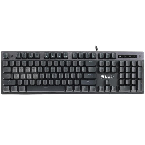 Клавиатура A4 Bloody B500N серый USB for gamer LED фото