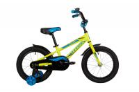 (м) Велосипед детский NOVATRACK 16"165ADODGER.GN22 алюм., зелёный, тормоз нож, короткие крылья, полн фото