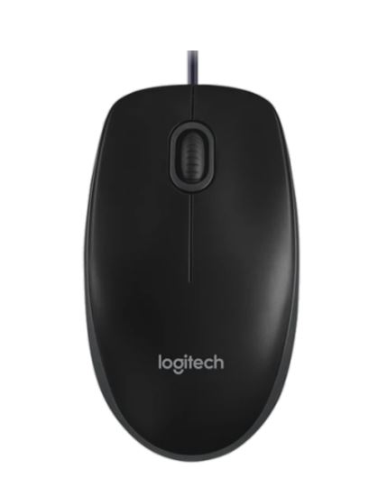 Клавиатура+мышь Logitech MK120, USB, проводной, черный (920-002561) фото