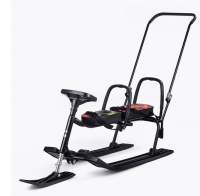 Снегокат детский 505 "TWINS BABY PUSH" разборный для двоих с двумя складными спинками и толкателем ( купить ЦИТ Снегокат детский 505 "TWINS BABY PUSH" разборный для двоих с двумя складными спинками и толкателем ( фото