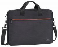 Сумка для ноутбука 15.6" Riva 8033 черный/оранжевый фото