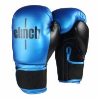 Перчатки боксерские "Clinch Aero" сине-черные 12 унц. фото