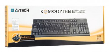 Клавиатура A4 KR-85 черный USB фото