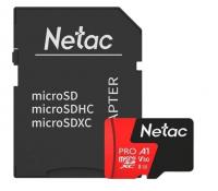 Карта памяти MicroSD 64GB Netac P500 Extreme Pro U1/Class 10 (100 Mb/s) (NT02P500PRO-064G-R) фото