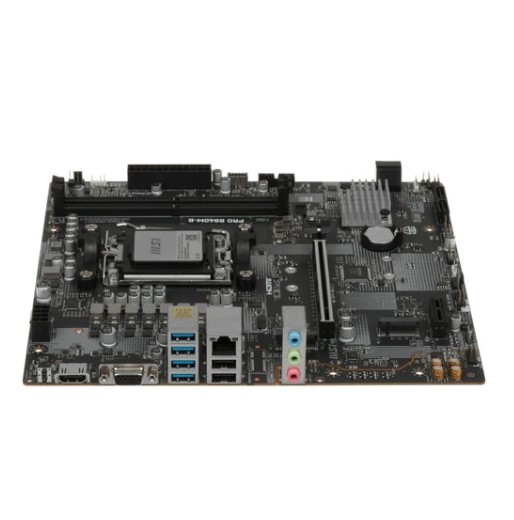 Материнская плата MSI PRO B840M-B SocketAM5 AMD B840 2xDDR5 mATX AC`97 8ch(7.1) 2.5Gg RAID+VGA+HDMI фото