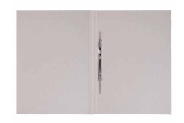 Скоросшиватель картонный мелованный BRAUBERG, гарантированная плотность 320 г/м2, БЕЛЫЙ, до 200л. фото