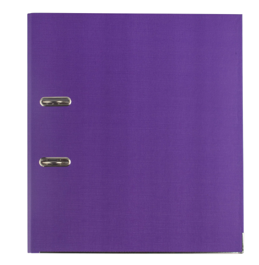 Папка-регистратор BRAUBERG с покрытием из ПВХ, 80 мм, с уголком, фиолет. (удв. срок службы), 227200 фото