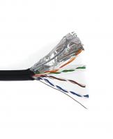 Кабель FTP 5E внешний медь с тросом экранированный (Тайвань) длина 1 метр фото