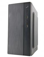 Корпус KingPrice KPCC-MN205 черный без БП mATX 1x80mm 1x120mm 2xUSB2.0 audio фото