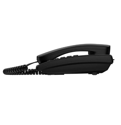 Телефон проводной MAXVI CS-02 black черный фото