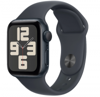 Умные часы Apple Watch SE 2024 40mm Midnight / Midnight Band S/M фото