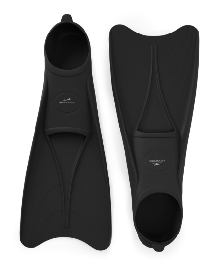 Ласты тренировочные удлиненные 25DEGREES Immerse Black 25D25007, мужской, черный (44-46) фото