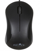 Мышь Оклик 115S черный оптич. 1200dpi USB  фото