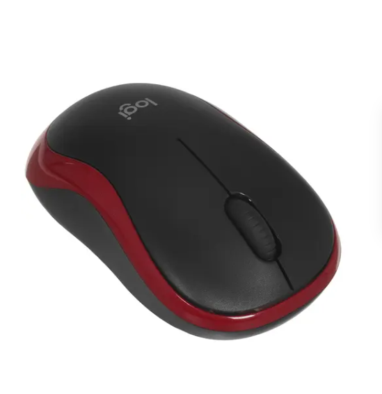 Мышь Logitech M185 red wireless USB (910-002633) фото