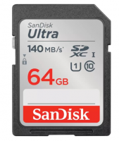 Карта памяти SDXC 64GB SanDisk Class 10 Ultra UHS-I (140 Mb/s) (SDSDUNB-064G-GN6IN) фото