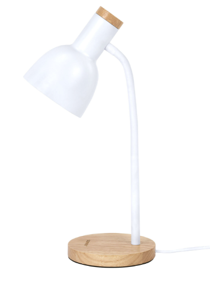 Лампа настольная SONNEN BR-372, на подставке,E27, белый, 40 см, 238447 фото