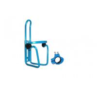 Флягодержатель алюминий для бутылочки+крепление на руль Stels цвета в ассортименте с (резиновыми вст фото