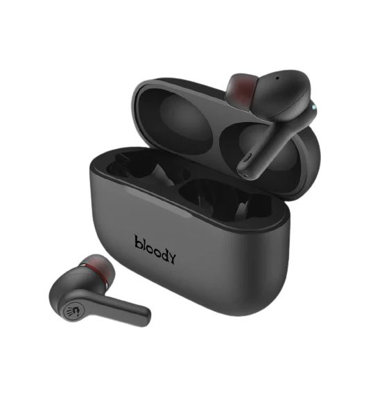 Беспроводные bluetooth наушники A4 Bloody M30 черный фото