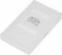 Внешний корпус для HDD AgeStar SUBCP1 SATA пластик белый 2.5" фото