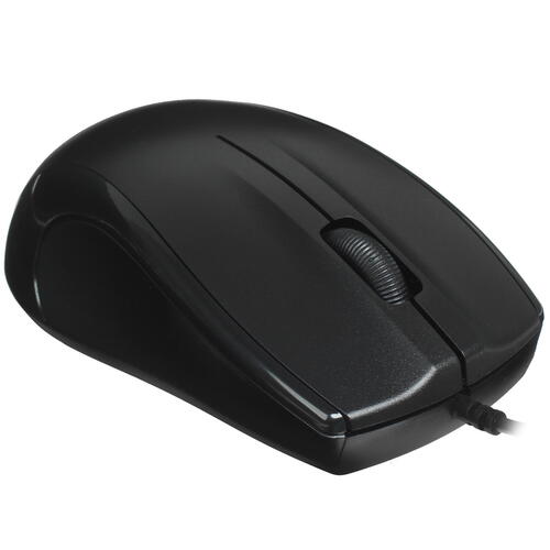 Мышь Oklick 185M черный оптическая (1000dpi) USB фото