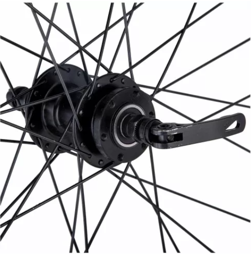 Колесо 27,5" STG заднее(без резины), двустенный алюм.обод 32 отв., пром.подшибн., алюм., втулка STG  фото