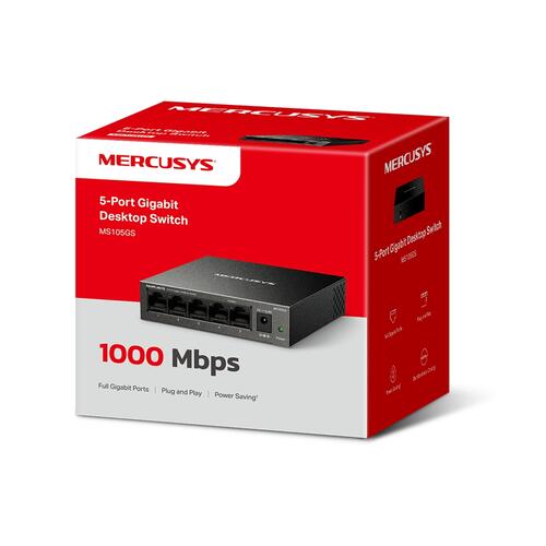 Коммутатор Mercusys MS105GS 5x1Гбит/с неуправляемый фото
