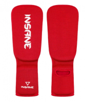 Защита голень-стопа INSANE CUPRUM IN22-SG100, полиэстер/спандекс, красный (XL) фото