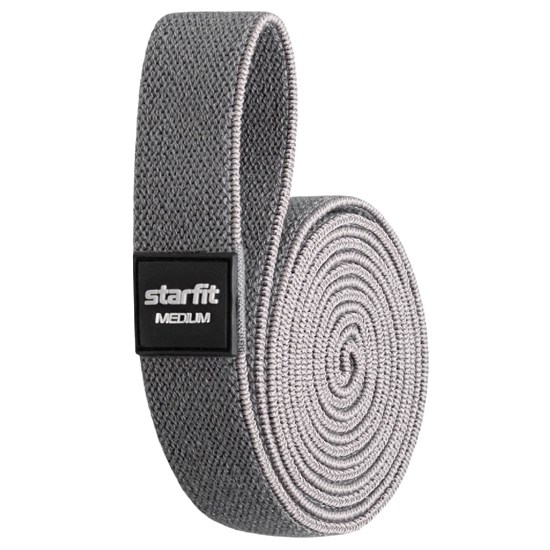 Эспандеры для кроссфита STARFIT ES-205 текстиль, серый, 3 шт. фото