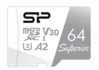 Карта памяти MicroSD 64GB  Silicon Power Class 10 Superior SP064GBSTXDA2V20SP фото