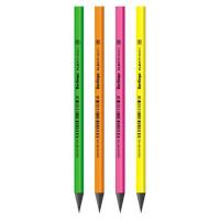 Карандаш ч/г Berlingo "Flexy Neon" HB, заточен., пластиковый, ассорти фото