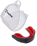 Капа одночелюстная детская INSANE LEOPARD IN23-MG300, ЭВА, красный/черный фото