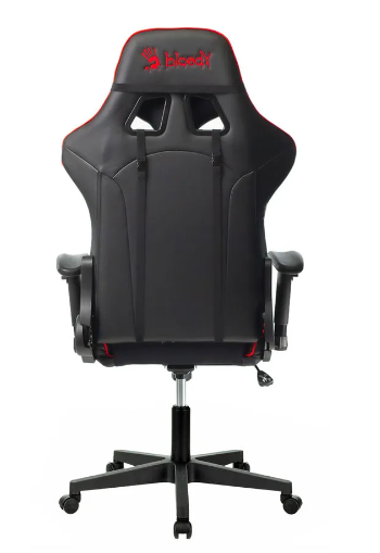 Кресло игровое A4Tech Bloody GC-400 черный/красный с подголов. крестов. пластик черный BLOODY GC-400 фото