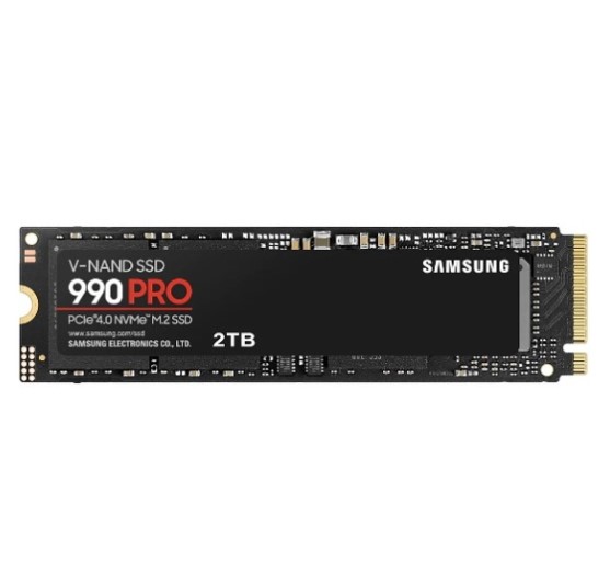 Накопитель SSD 2Tb M.2 2280 Samsung 990 PRO R7450/W6900 M.2 2280 (MZ-V9P2T0BW) фото