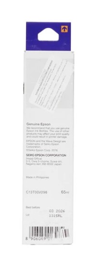 Чернила Epson 003 C13T00V298 голубой 65мл для Epson для L3100/3101/3110/3150/3151 (C13T00V298 Азия) фото
