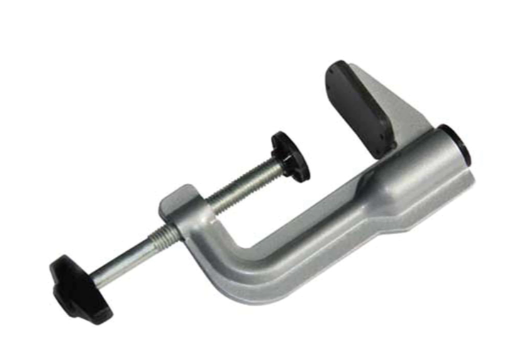 Лампа настольная Гермес на струбцине, СВЕТОДИОДНАЯ, 8 Вт, серебро фото