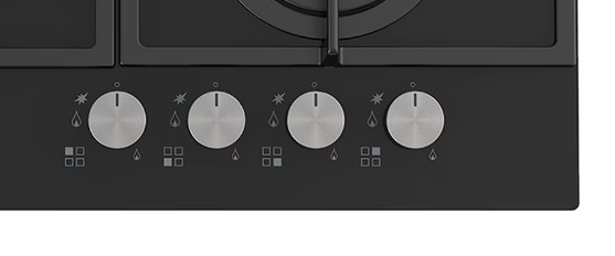 Варочная поверхность Körting HGG 6722 CTN черный фото