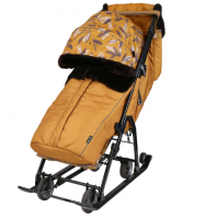 Санки-коляска Ника детям 7-5Н горчичный НД7-5Н/Г фото