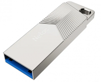 USB флеш-накопитель 16Gb Netac UM1 белый/серебро USB 3.2 (NT03UM1N-016G-32PN) фото