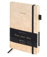 Ежедневник недатированный А5 138x213мм BRAUBERG Velvet, резинка, держатель, 160л, розовый, 116246 фото